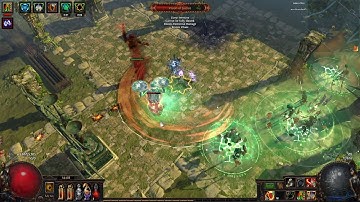 PoE boss - Orchard - Vison of justice - full block cleave