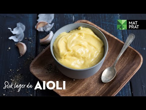 Video: Hvitløk Aioli