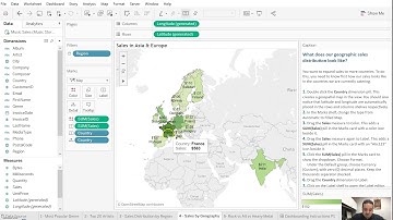 Tableau 4   Sales by Geography