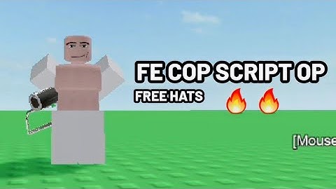 FE COP SCRIPT OP | ROBLOX HYDROGEN▪ HACKS