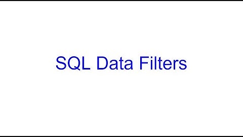 Filter Data in SQL | SQL Bits | Kovolff