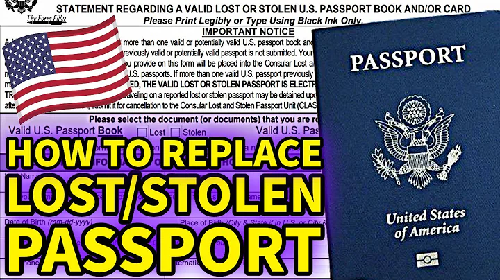 How To Replace LOST/STOLEN US Passport 2025