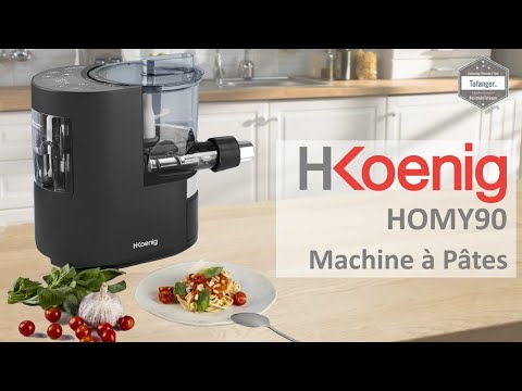 H.Koenig HOMY90 Pasta machine - Fresh Pasta - 7 pasta molds - HKOENIG Pasta maker - Unboxing