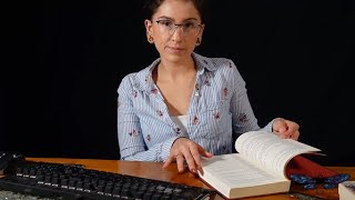 ASMR - Used Bookstore | Slow Page Turning and Typing