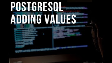 PostgreSQL Insert Values Into Tables - How To