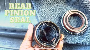 Leaky Rear Pinion Seal?? Fix It At Home !!! 05 Grand Cherokee