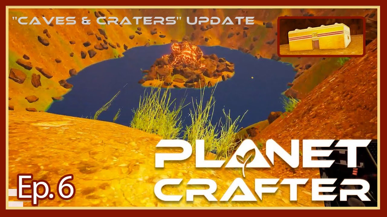 How to find all gold and blue chests in The Planet Crafter. Map of