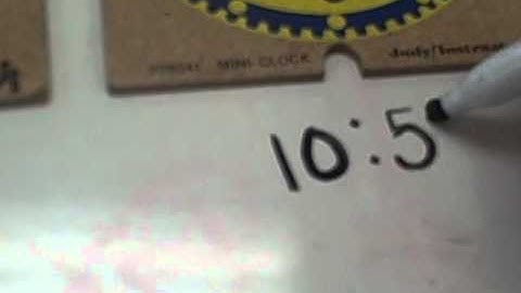 elapsed time using an analog clock