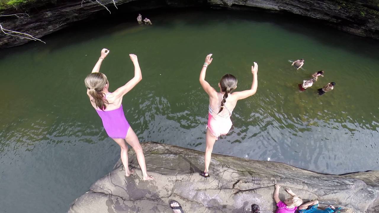 All 3 Kids at Blue Hole Soddy Daisy YouTube
