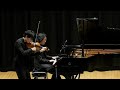 Violinist inmo yang  pianist sahun sam hong presented by fcpa