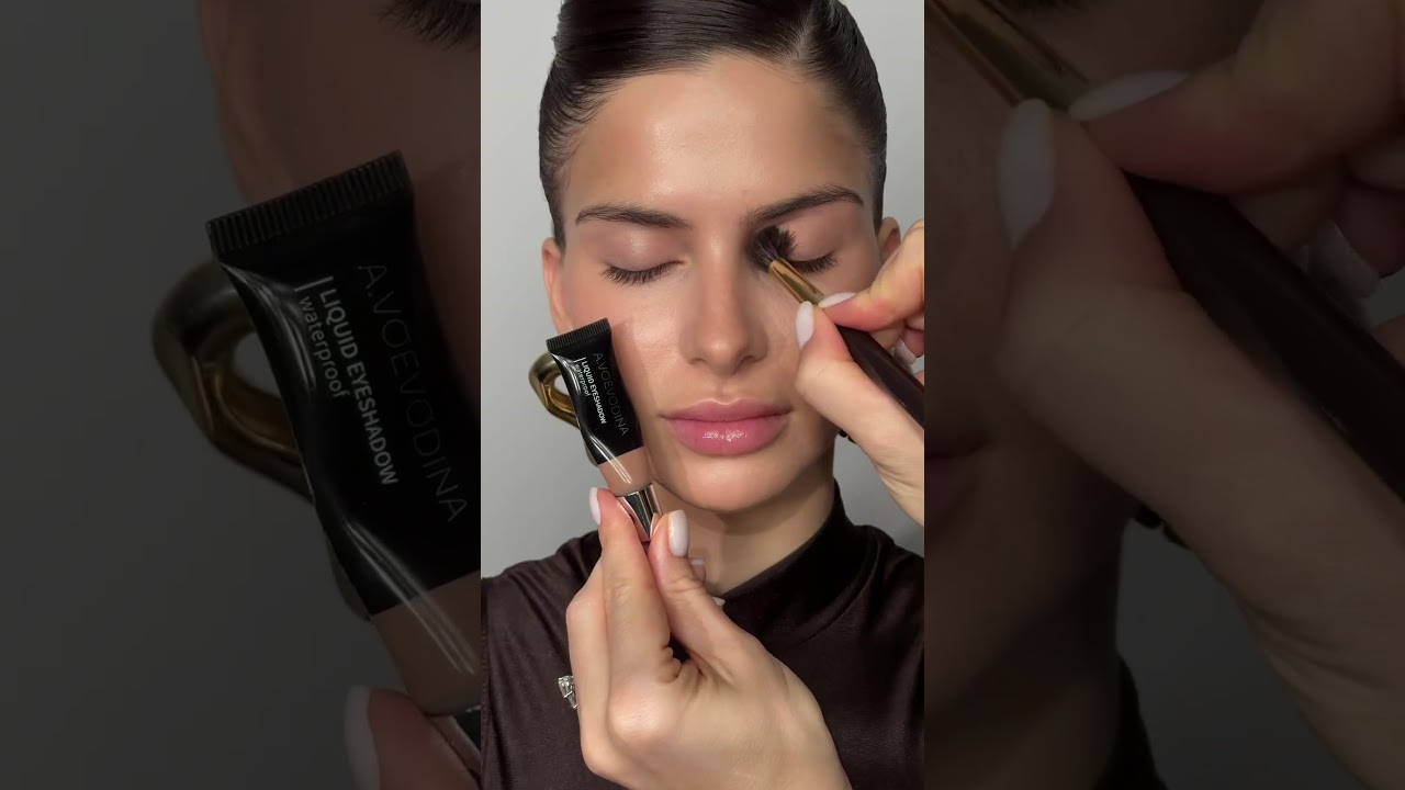 Трендовый макияж 2025 🤎 #makeuptutorial #макияжкосметика #красивыймакияж #трендовыймакияж