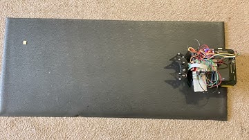 Encoder Controlled robot moving forward.