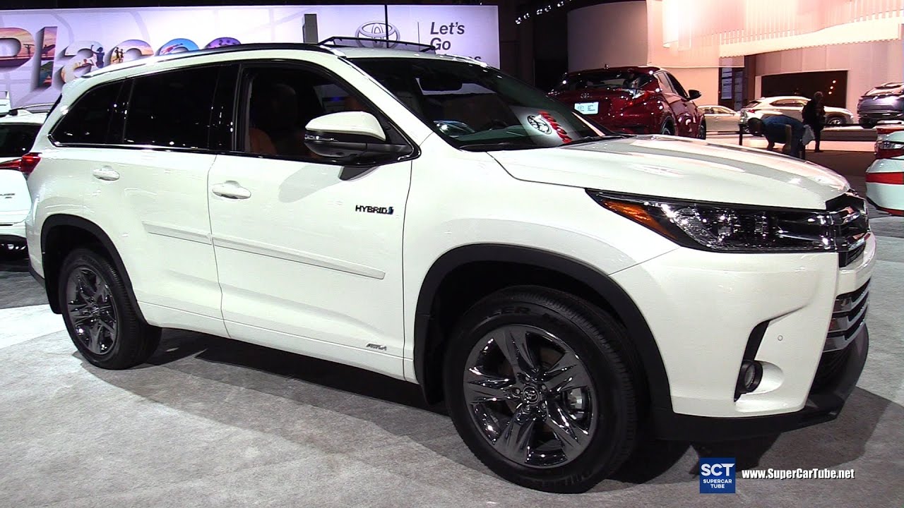 2017 Toyota Highlander Hybrid Limited Exterior Interior Walkaround 2017 Detroit Auto Show