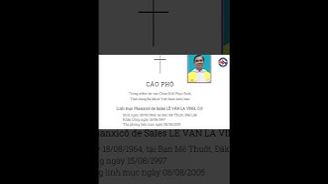 Tin mới!  Đau buồn 1 Linh Mục vừa Qua Đời - Xin Hiệp Ý Cầu Nguyện