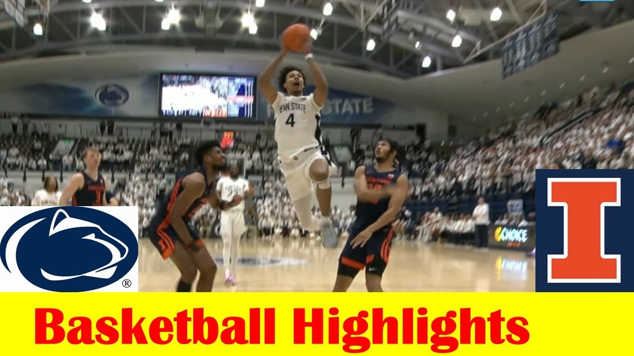 #12 Illinois vs Penn State Basketball Game Highlights, Feb 21 2024
