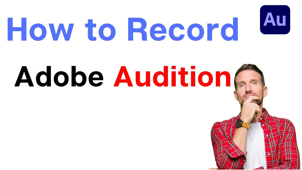 How to record voice in Adobe Audition Proper way - YouTube