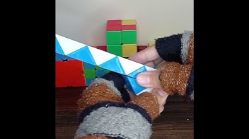 Gun on a snake cube #rubikscube #snakecube #gun #solve