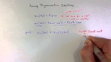 (5.5) Proving Trigonometric Identities, Part 1