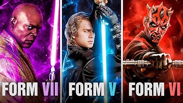 The 7 Classic Lightsaber Combat Forms EXPLAINED