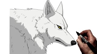 How To Draw Anime Wolf (Kiba) | Step By Step