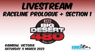 LIVESTREAM SATURDAY | Raceline Prologue + Race Section 1 | 2023 ARB Big Desert 480