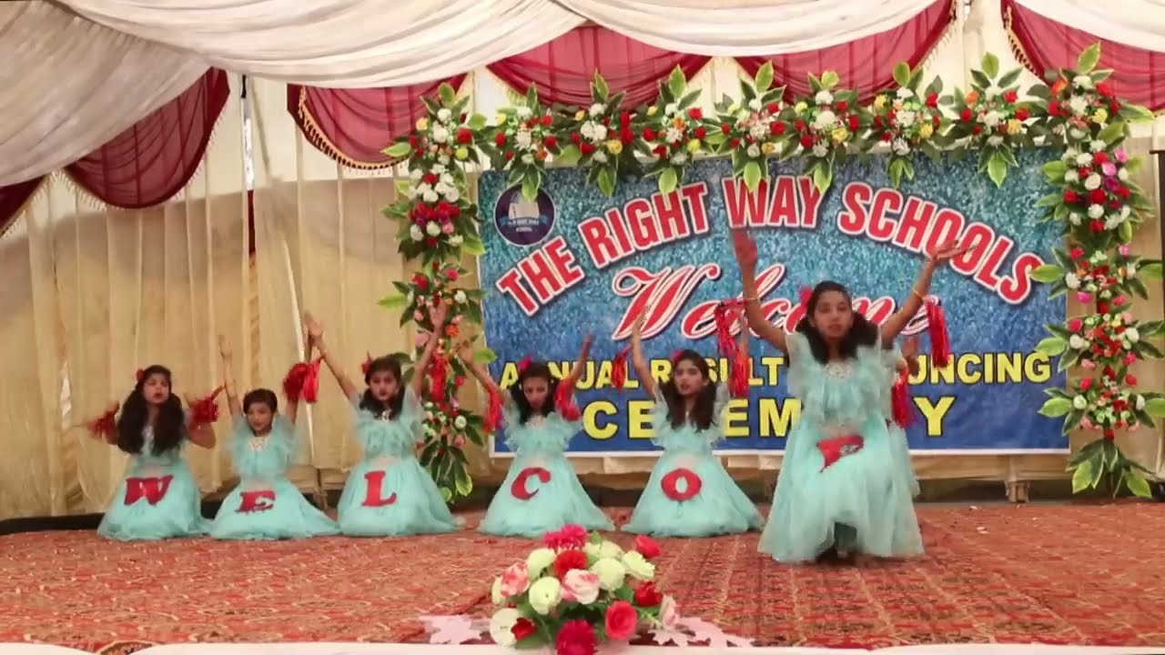 Welcome Performance Annual Function 2019 Presented by The Right Way Schools Sargodha