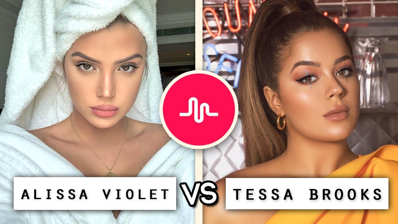 Alissa Violet Vs Tessa Brooks Musical Ly Battle Tiktok Who S The Best Youtube