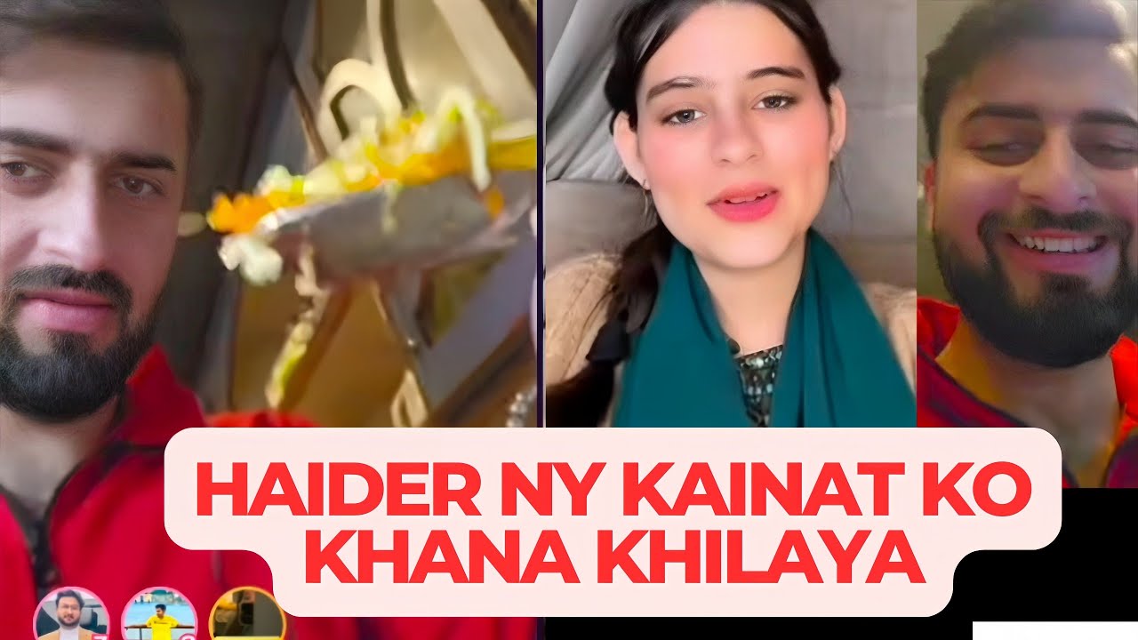 Haider Ny Kainat ko Khana Khilaya TikTok Punishment Match