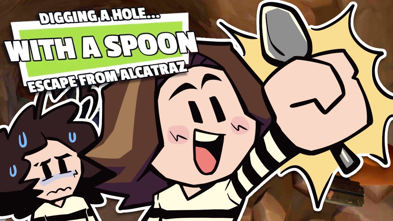 It's like SHAWSHANK! .. sort of | Digging a hole...with a spoon: Escape from Alcatraz