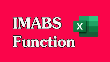 How to Use the IMABS Function in Excel