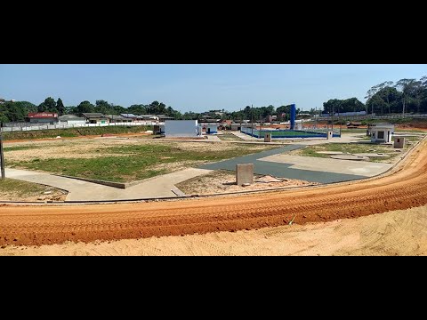 Prefeito Zequinha Lima visita Centro Esportivo do Aeroporto Velho