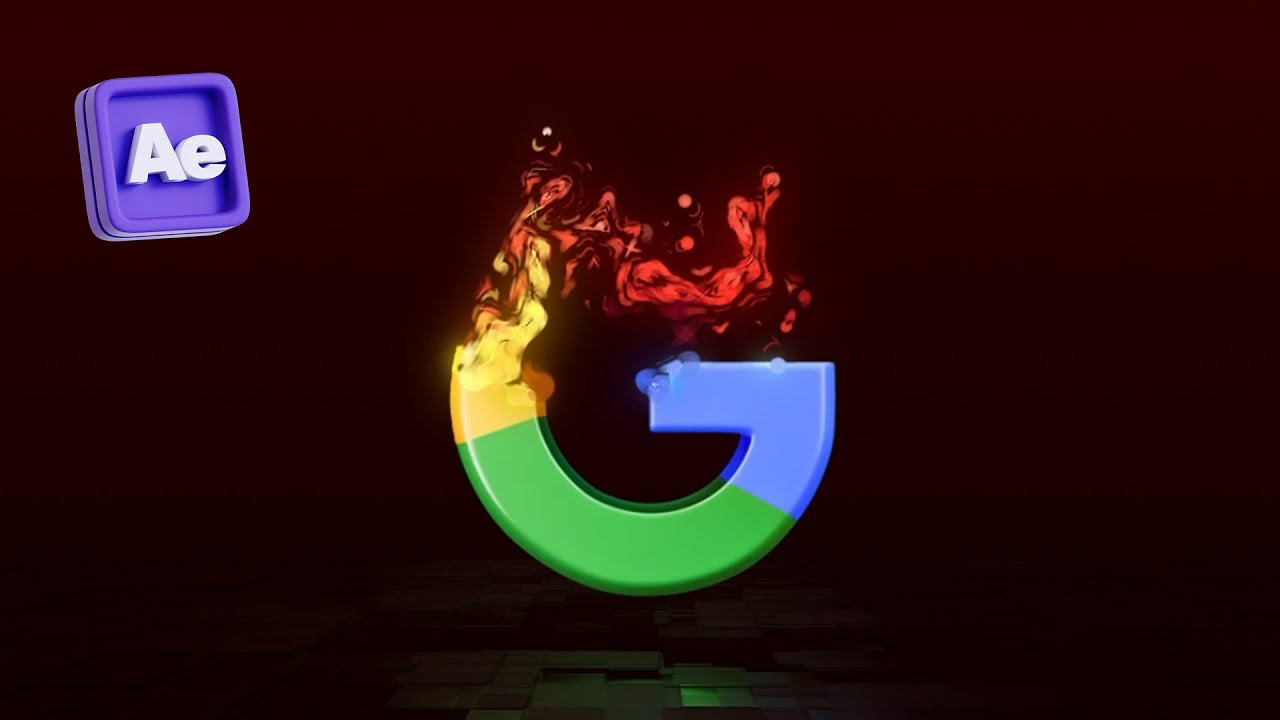 Particle Logo Reveal After Effects Template and Green Screen