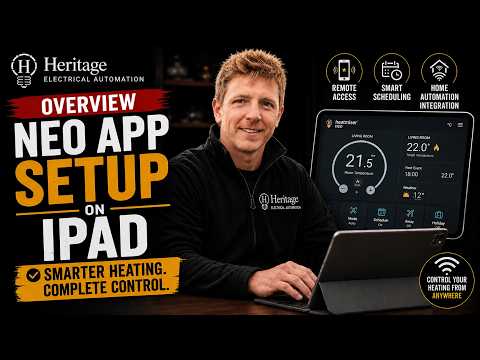 Heatmiser Neo App Setup on iPad | Smart Heating Control Overview & Guide