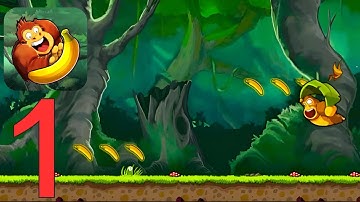 Banana Kong - Gameplay Walkthrough Part 1 - Tutorial (iOS, Android)