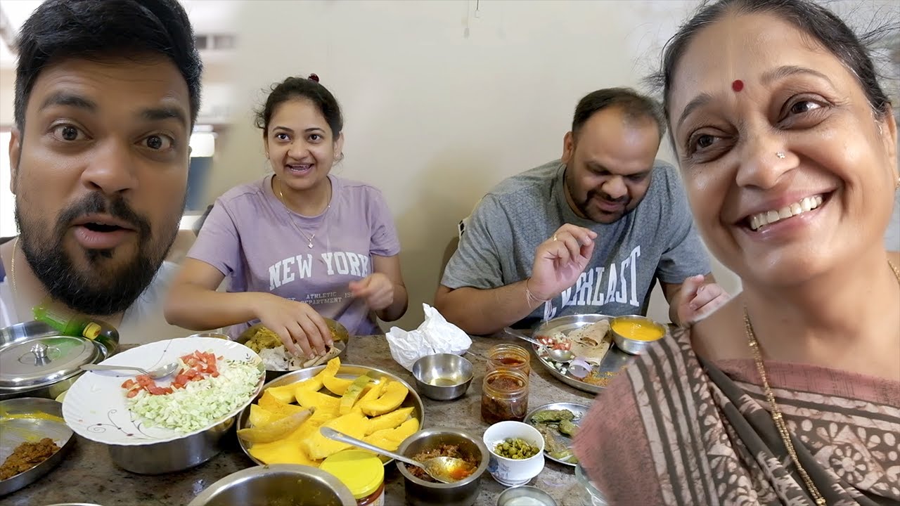 London se aake Indian khane pe toot pade hain jiju aur behen