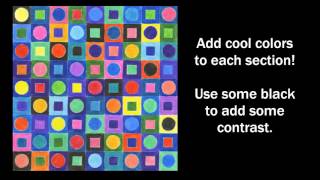 Vasarely-Inspired Op Art - Project #203