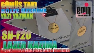 Gümüş Takı Kolye Üzerine Yazı Yazmak \