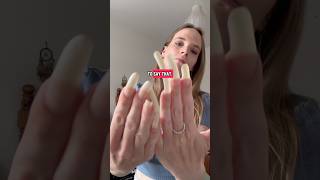 Do my nails with me! #longnails #naturalnails #realnails
