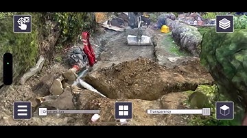 Trimble SiteVision - Open Trench and iPhone Lidar capture
