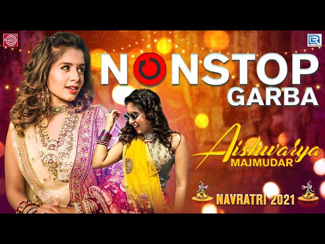 LIVE : Aishwarya Majmudar Garba - Navratri 2021 - Day 5 class=
