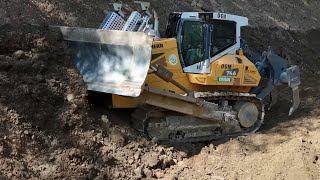 Forest Road Construction With Liebherr 746 Bulldozer -1