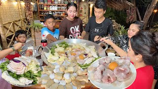 "Yummy Shark Soup Cook and Eat", Family eating show | Sros Yummy Cooking Vlogs