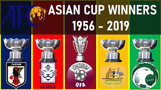 PIALA ASIA AFC • SEMUA PEMENANG 1956 - 2019