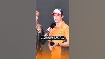 Fans vinden Oscars vriendin leuker dan hem 😆 #f1 #formule1 (bron: @F1Swiftie)