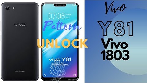 Vivo 1803 Pattern Unlock Umt||Vivo Y81 Pattern Unlock umt