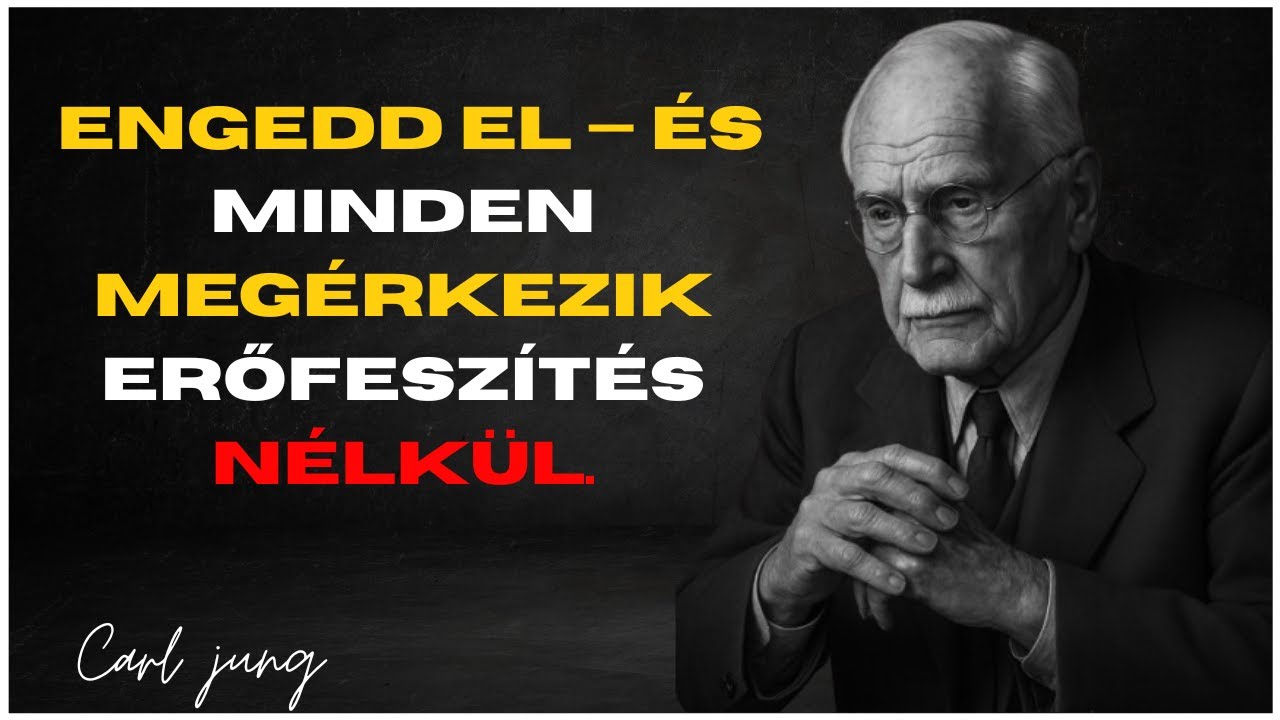 Carl Jung – Amikor abbahagyod az ERŐLKÖDÉST, minden ELKEZD FELÉD ÁRAMLANI.