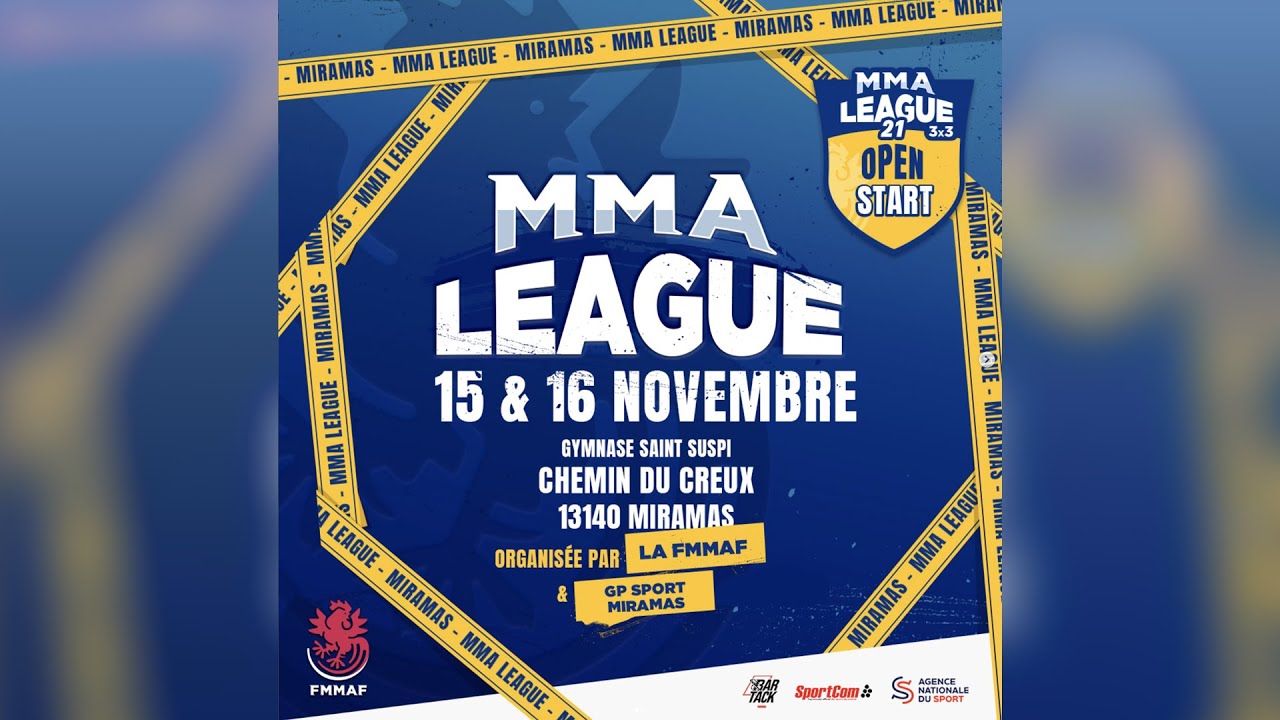 MMA League 21 FMMAF - Miramas - Cage 3 / Jour 2