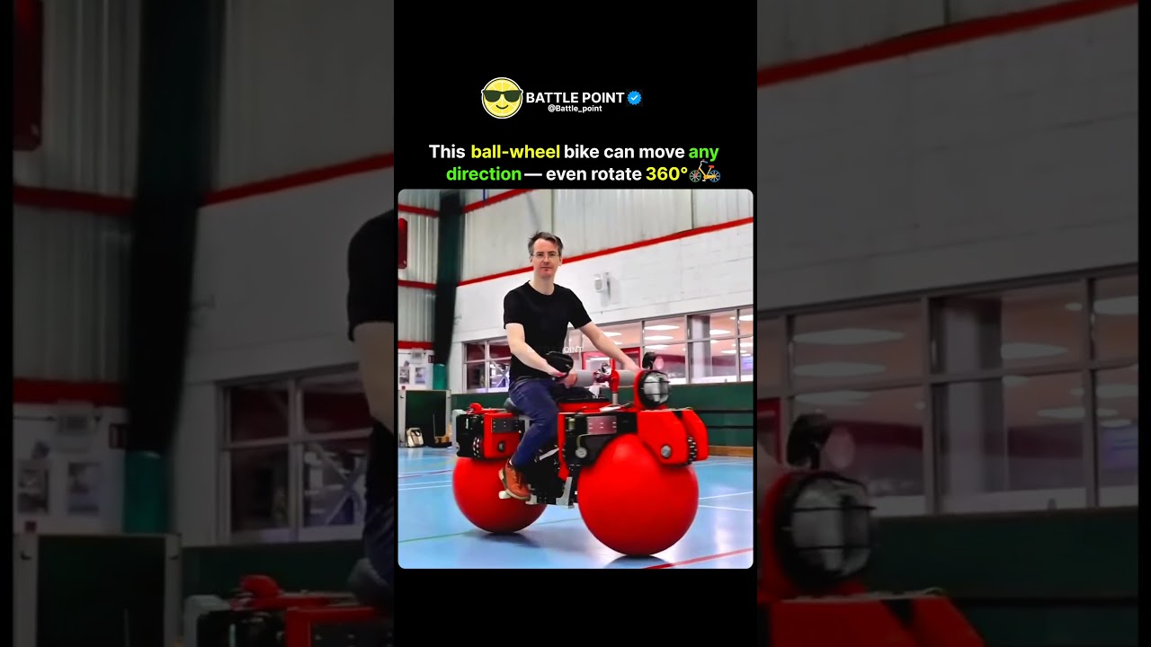 360° Omnidirectional Bike — Future of Transport! 🚲