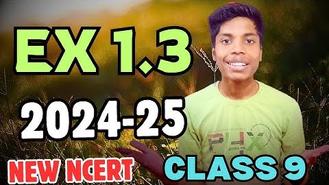 Class 9 Maths | Ex 1.3 Chapter 1 | Number System | CBSE NCERT | Exercise 1.3 | New Syllabus 2024-25