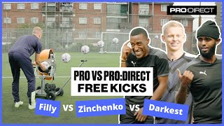 ZINCHENKO TRIES TO TEACH DARKESTMAN FOOTBALL 😂⚽ | Pro vs Pro:Direct ft Zinchenko, Filly & Darkestman